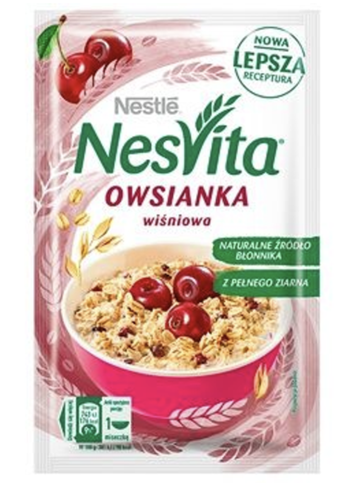 Каша Несвіта зі шматоч вишні 45г